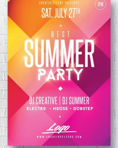 Summer Party Flyer to Download