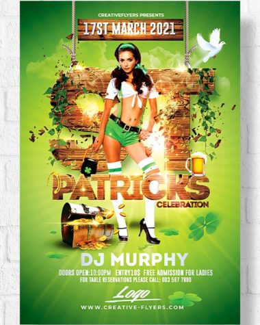 saint patrick's day flyer