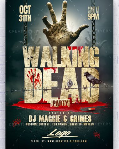 Walking Dead themed Flyer