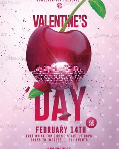 Valentines day flyer