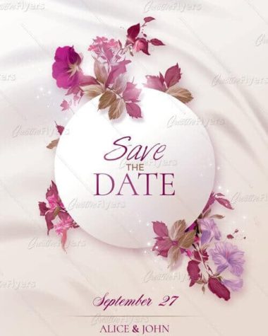 Wedding Invitation Flyer Templates