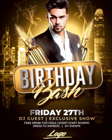 Birthday flyer templates