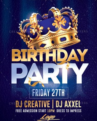 Birthday Party Flyer Template