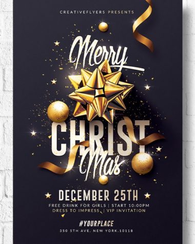 Classy Christmas Flyer Template