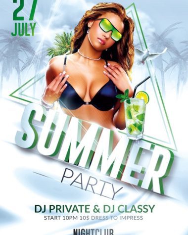 Classy Summer Party Flyer