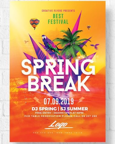 Spring Break flyer