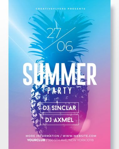 Summer Flyer Templates Psd