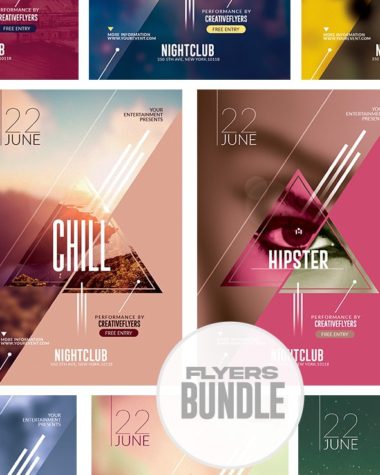 minimalist flyer bundle