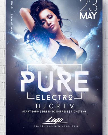 Electro Party Flyer Templates