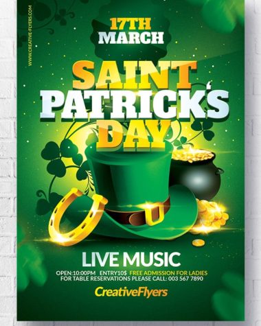 St Patrick's Day Flyer