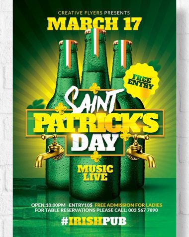 St Patricks Flyer Template