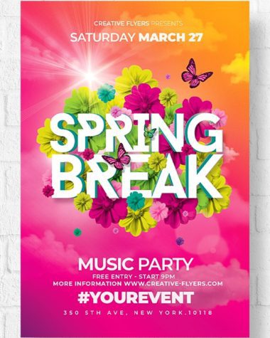 Spring Break flyer