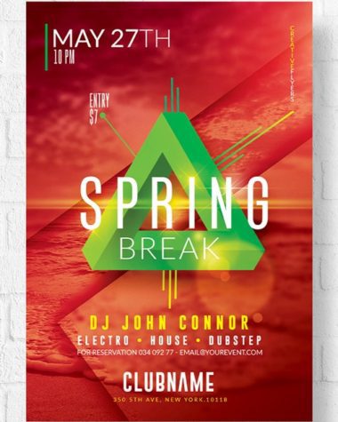 Spring break flyer