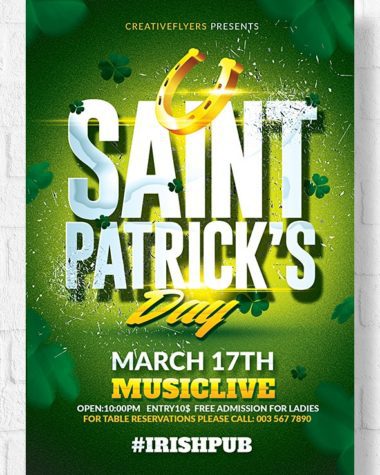 St Patrick's Day Flyer