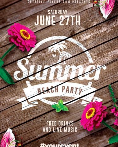 Summer Invitation Flyer Template