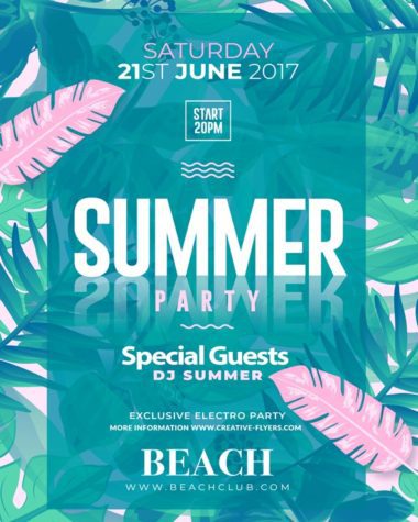 Summer Party Poster Template