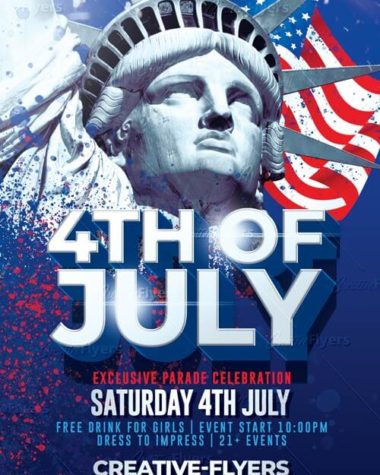 4th of july Psd Flyer