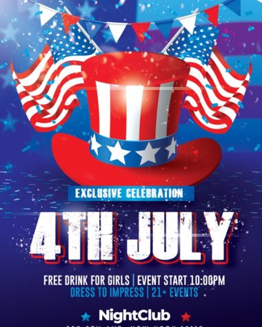 4th of July Flyer for Photoshop