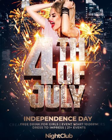 4th of July Psd Flyer