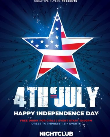 4th of july Flyer Psd Template