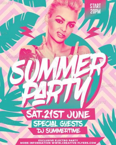 Summer Party Flyer Templates