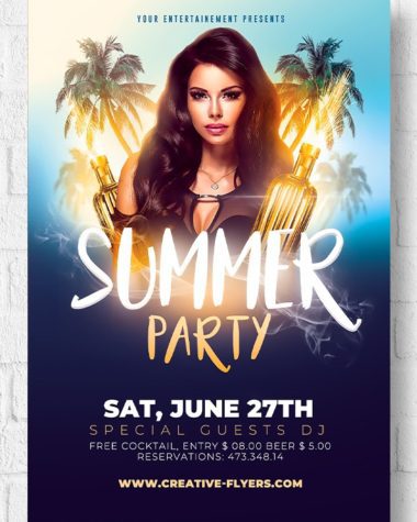 Summer Party flyer templates