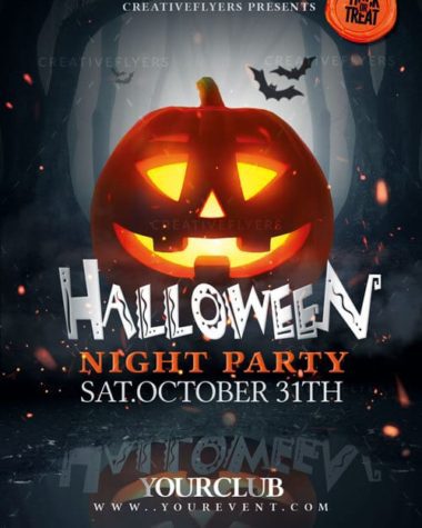 Halloween Night Party flyer