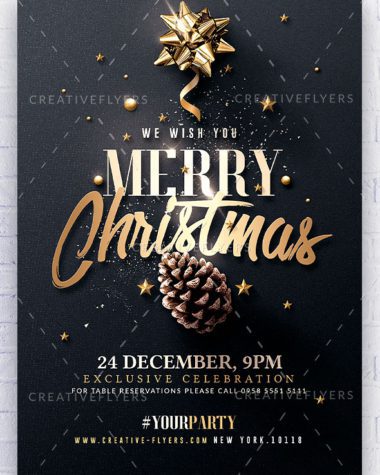 christmas invitation design