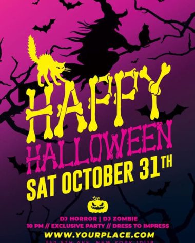 Happy Halloween Party flyer template