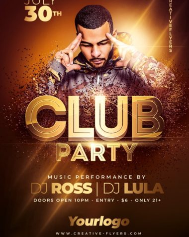 Club Party Flyer template