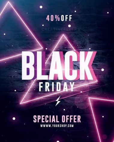 Modern black friday Flyer