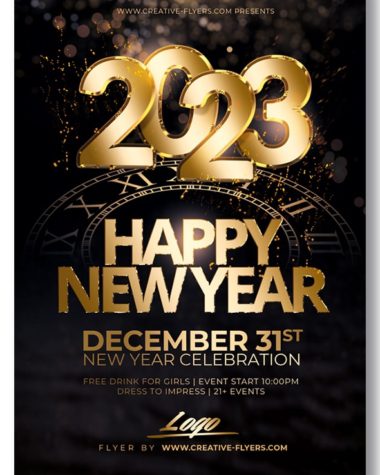 New Year Party Flyer Template