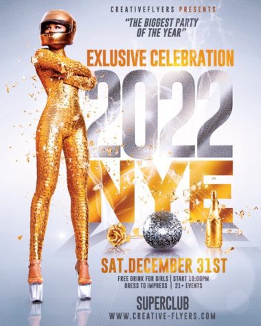 new year eve Party Flyer template