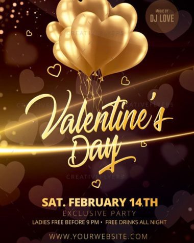 Elegant Valentines Day Flyer