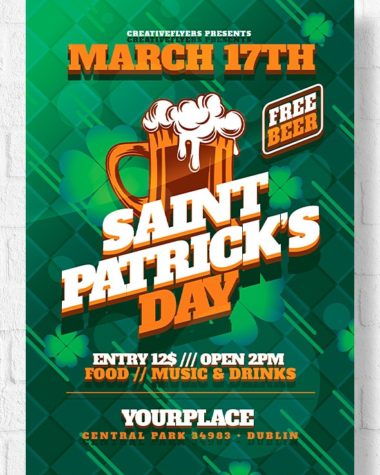 Patrick's Day Flyer to Print