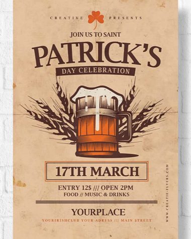 St Patrick's Day Flyer