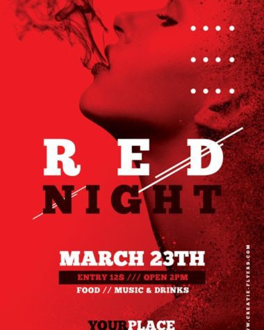 Red Night Party Flyer