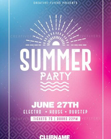 Summer Party Flyer Template