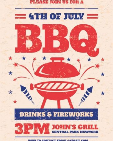 Bbq Party Flyer ready to print