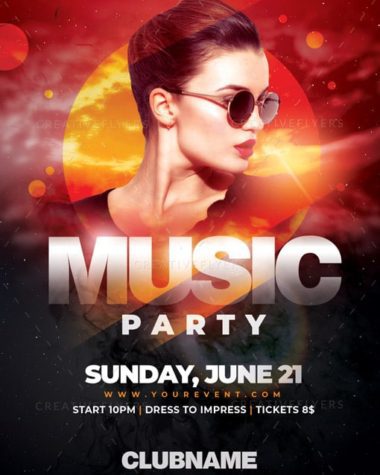 Summer Music Party Flyer