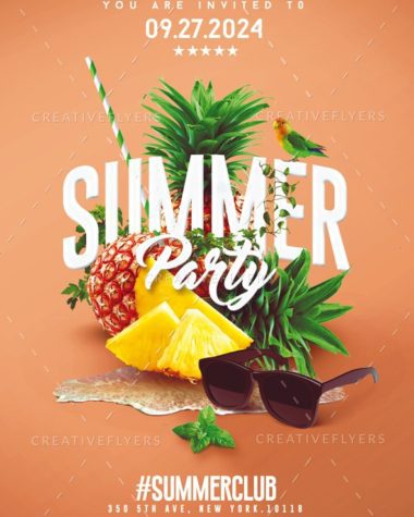 Summer Party Flyer Templates