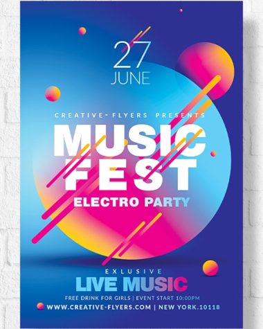 Music Festival Poster template