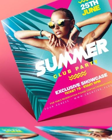 Summer Club Party Flyer