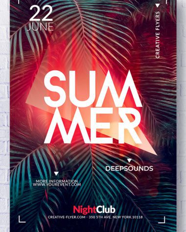 Creative Summer Poster Photoshop