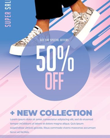 Fashion store Flyer template