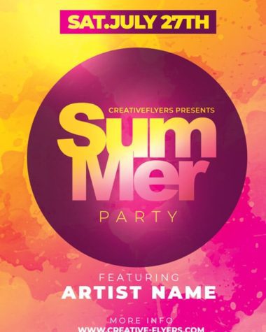 Free Summer Party Flyer