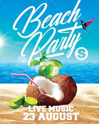 Summer beach Party Flyer