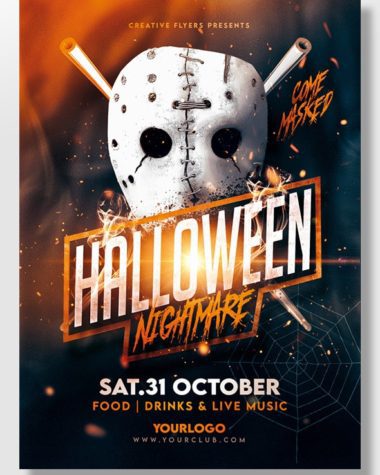 Halloween party flyer