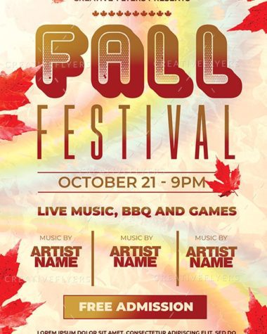 Fall Festival Flyer Template