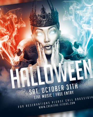 Halloween Flyer PSD